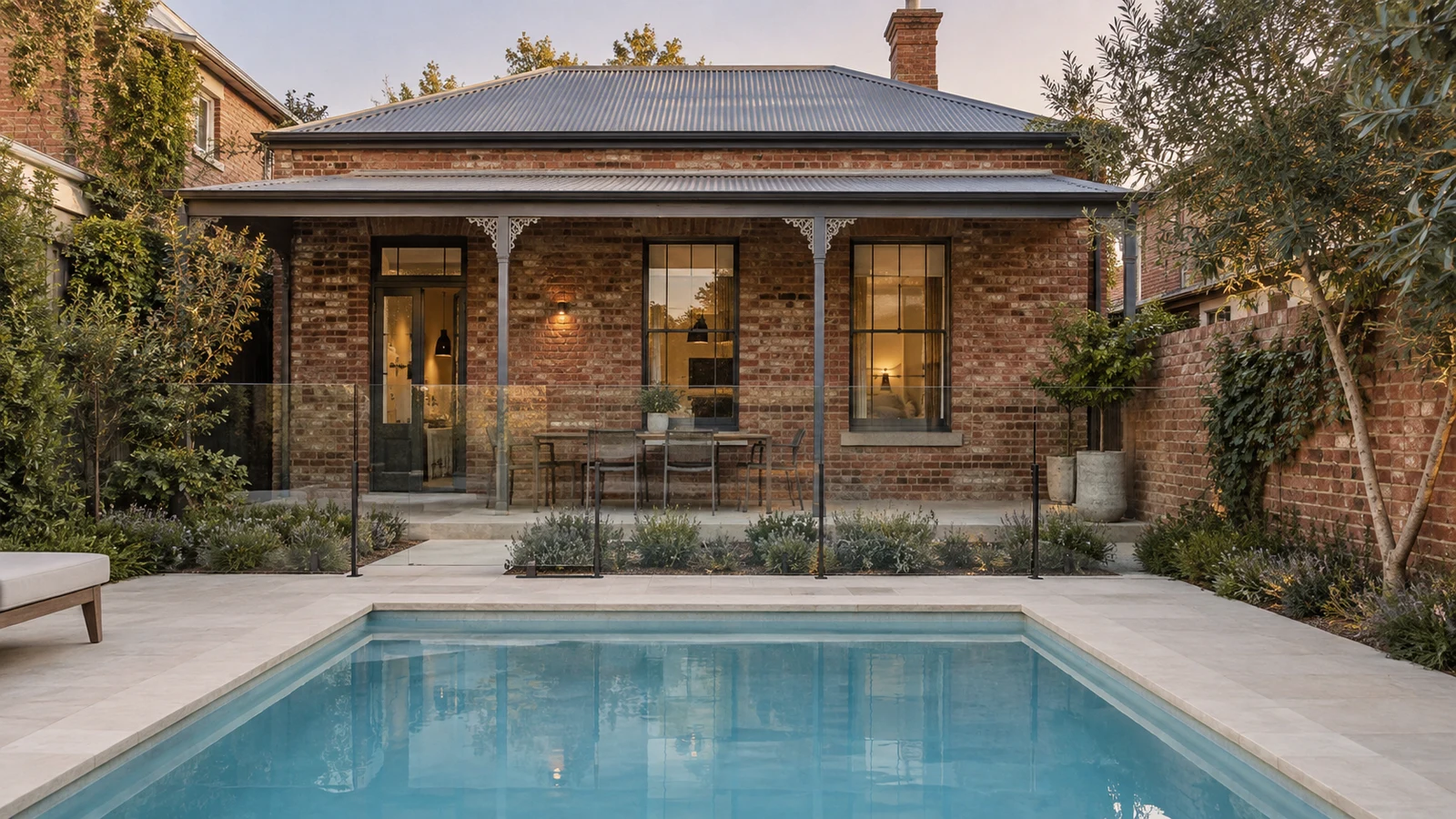A new chapter, quietly, a heritage pool design concept in Melbourne