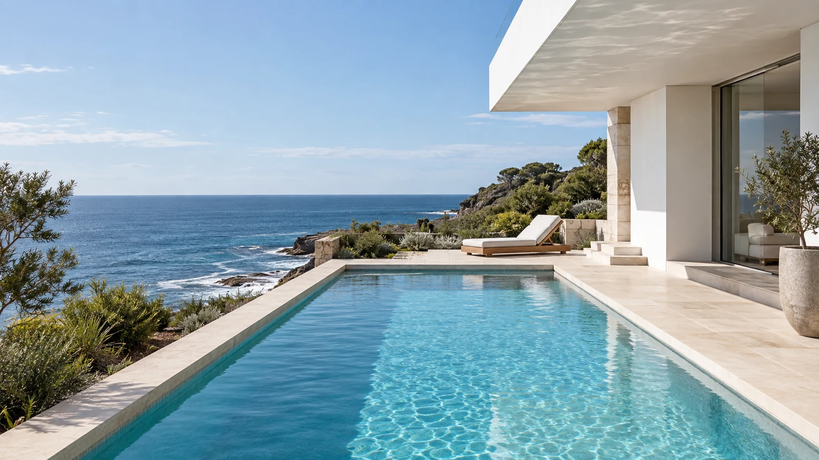 The sea, just beyond, a coastal pool design concept in Tamarama